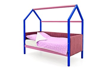 Детская кровать-домик «Svogen синий-лаванда» мягкая в Тюмени