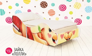 Детская кровать-зверенок Зайка-Полли в Заводоуковске - предосмотр