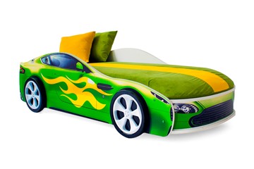 Детская кровать-машина Бондимобиль зеленый в Тюмени - предосмотр