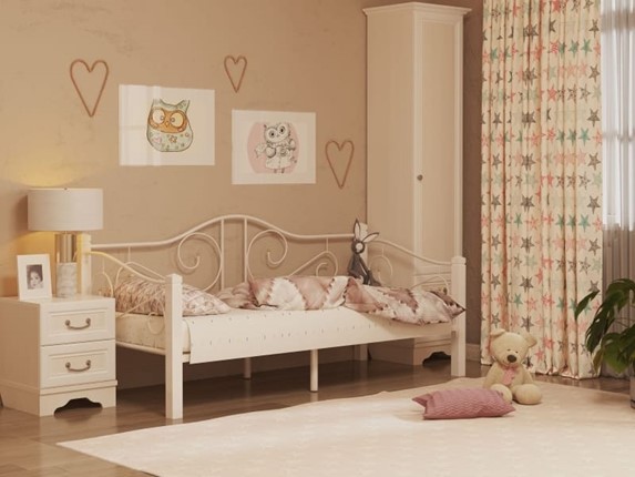 Детская кровать Гарда 7, 90х200, белая в Заводоуковске - изображение