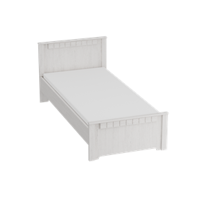 Детская кровать с основанием Прованс 900, Бодега белая / платина премиум в Ишиме