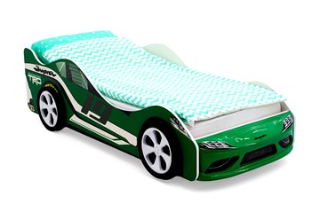 Кровать-машина Супра зеленая в Заводоуковске