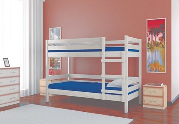 Кровать в детскую Джуниор двухъярусная с ящиками (Белый Античный) в Заводоуковске - предосмотр 1