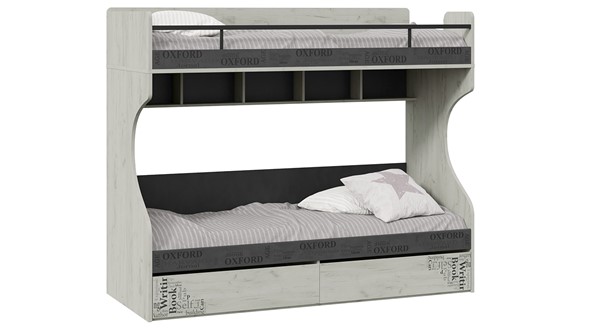 Детская 2-этажная кровать Оксфорд-2 ТД-399.11.01 в Заводоуковске - изображение
