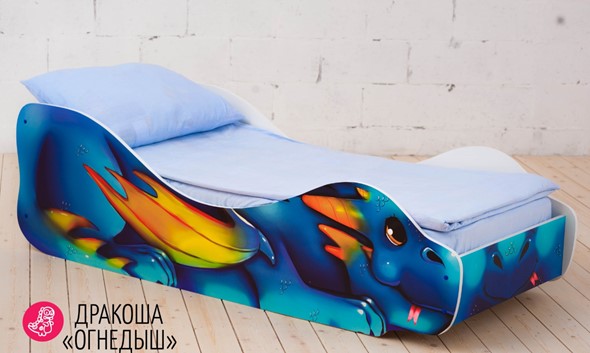 Детская кровать-зверёнок Дракоша-Огнедыш в Заводоуковске - изображение
