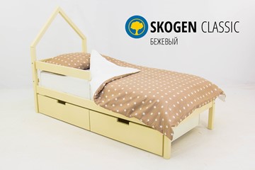 Детская кровать-домик мини Skogen бежевый в Тюмени