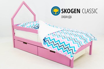 Детская кровать-домик мини Skogen лаванда в Заводоуковске
