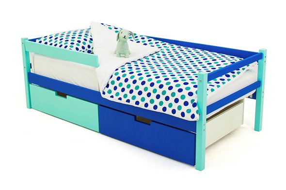 Детская кровать-тахта Skogen мятно-синий в Заводоуковске - изображение