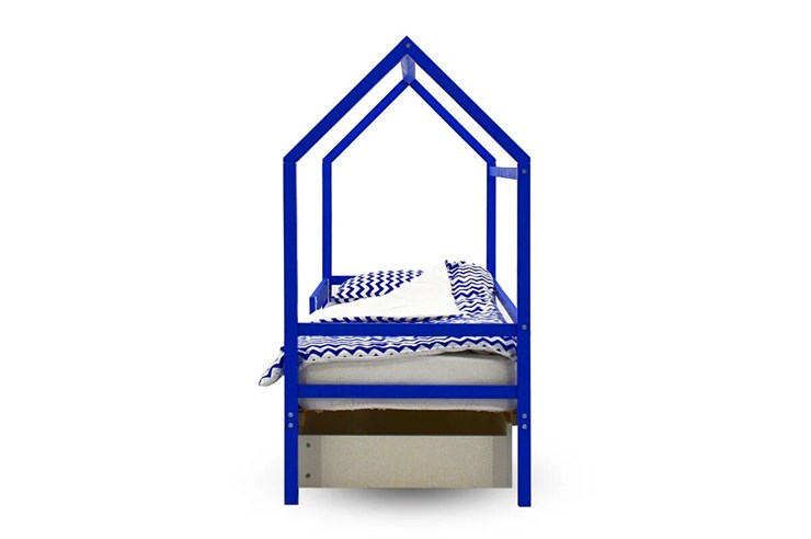 Кровать-домик детская Svogen синий в Тюмени - изображение 5