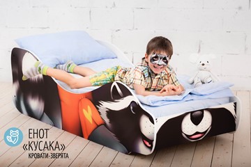 Детская кровать Енот-Кусака в Заводоуковске - предосмотр 1