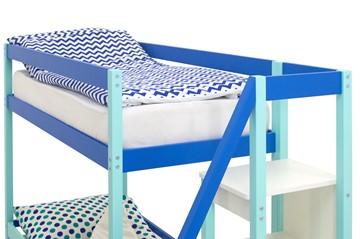 Двухэтажная кровать Svogen мятный-синий в Тюмени - предосмотр 10