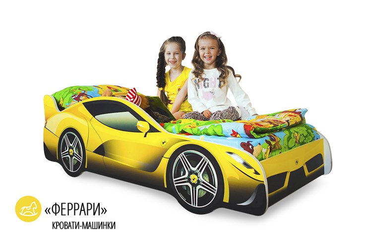 Кровать-машина в детскую Ferrari в Заводоуковске - изображение 1