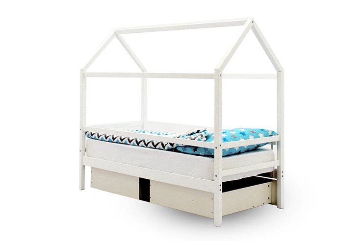 Кровать-домик детская Svogen белый в Заводоуковске - изображение 5