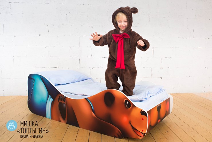 Кровать-зверёнок Мишка-Топотыгин в Заводоуковске - изображение 1
