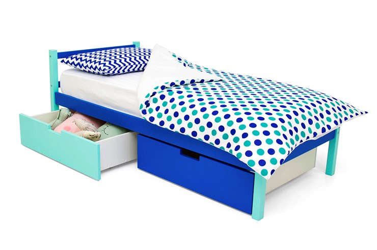 Кровать в детскую Skogen classic мятно-синия в Заводоуковске - изображение 4