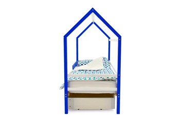 Кровать-домик Svogen сине-белый в Тюмени - предосмотр 5