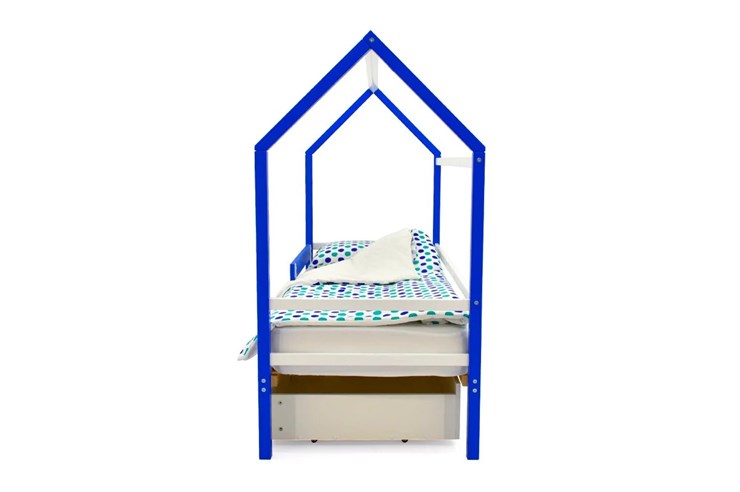 Кровать-домик Svogen сине-белый в Тюмени - изображение 5