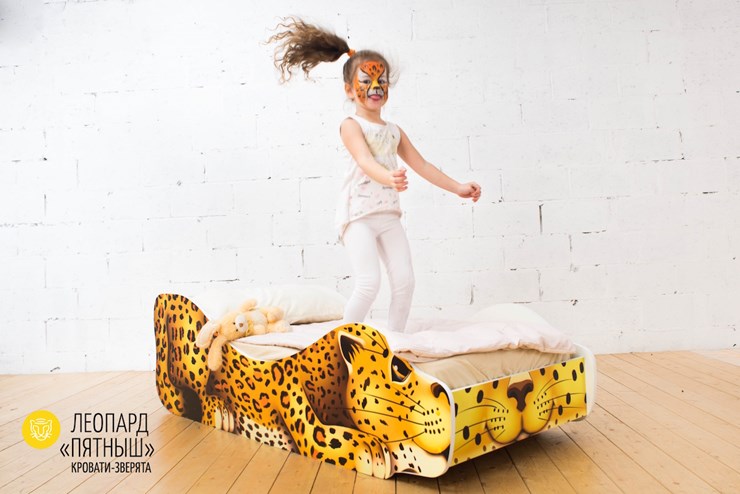 Кровать-зверёнок Леопард-Пятныш в Заводоуковске - изображение 3