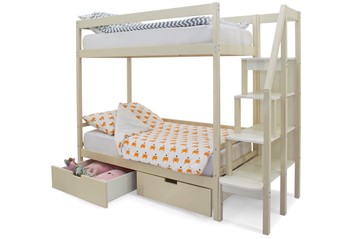 Детская двухэтажная кровать Svogen бежевый в Тюмени - предосмотр 5
