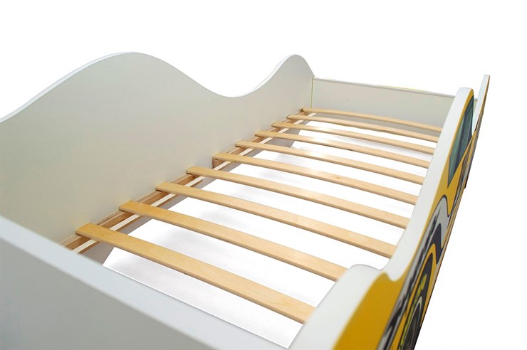 Кровать-машина детская Супра желтая в Заводоуковске - изображение 10