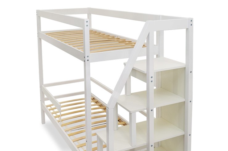 Двухэтажная кровать Svogen белый в Тобольске - изображение 11