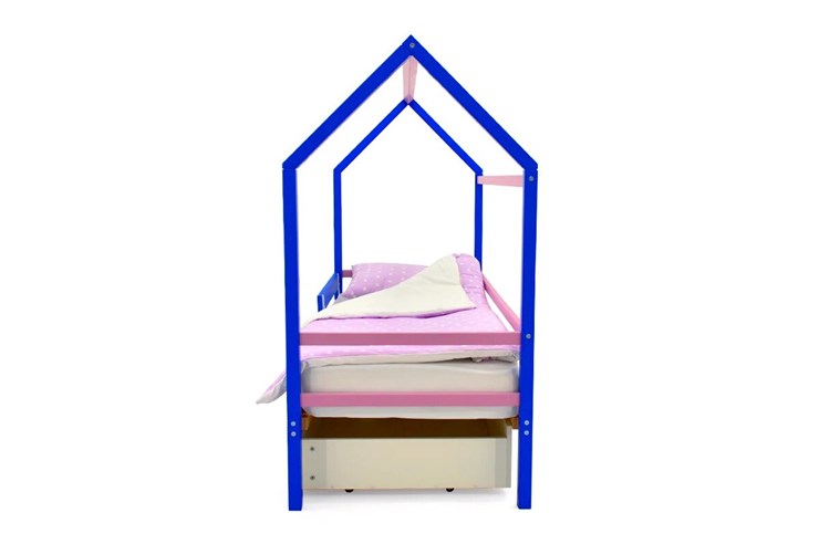 Детская кровать-домик Svogen синий-лаванда в Тюмени - изображение 4