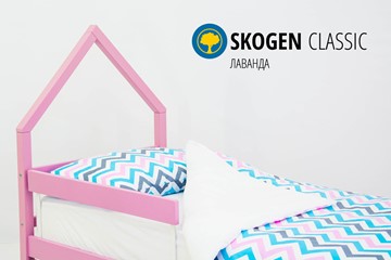 Детская кровать-домик мини Skogen лаванда в Заводоуковске - предосмотр 3