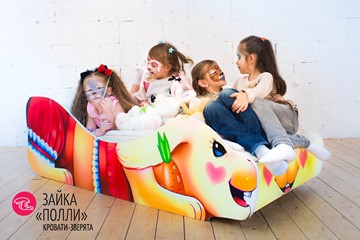 Детская кровать-зверенок Зайка-Полли в Заводоуковске - предосмотр 3