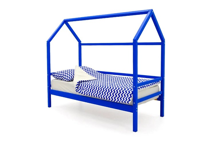 Кровать-домик детская Svogen синий в Заводоуковске - изображение 1