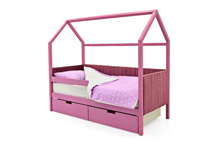 Кровать-домик детская «Svogen лаванда» мягкая в Заводоуковске - изображение 4