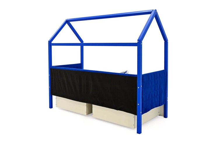 Детская кровать-домик «Svogen синий» мягкая в Заводоуковске - изображение 6