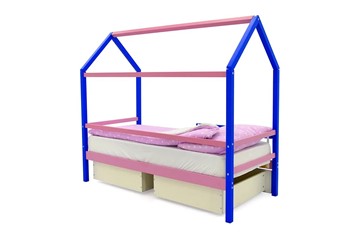 Детская кровать-домик Svogen синий-лаванда в Тюмени - предосмотр 3