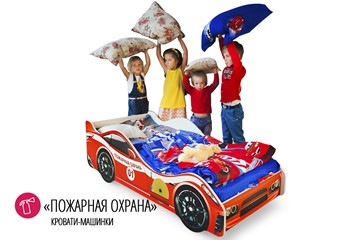 Кровать-машина в детскую Пожарная охрана в Заводоуковске - предосмотр 4