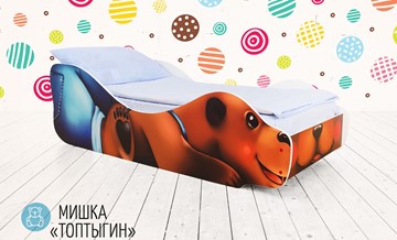Кровать-зверёнок Мишка-Топотыгин в Заводоуковске - предосмотр