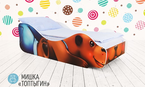 Кровать-зверёнок Мишка-Топотыгин в Заводоуковске - изображение