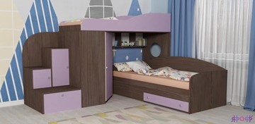 Детская кровать-шкаф Кадет-2, корпус Бодего, фасад Ирис в Тюмени