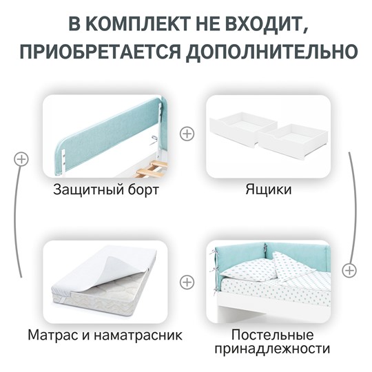 Детская кровать Denvas, эвкалипт в Заводоуковске - изображение 18