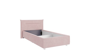 Кровать в детскую 0.9 Альба, нежно-розовый (велюр) в Тюмени - предосмотр 1