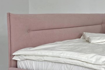 Кровать в детскую 0.9 Альба, нежно-розовый (велюр) в Заводоуковске - предосмотр 6