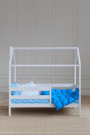 Кровать детская Домик, цвет белый в Заводоуковске - изображение