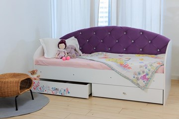 Детская кровать Эльза без бортика, Фиолетовый (латы) в Заводоуковске - предосмотр 5