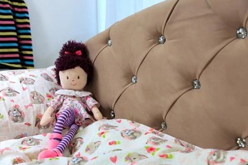 Детская кровать Эльза без бортика, Бежевый (щиты) в Тюмени - предосмотр 2