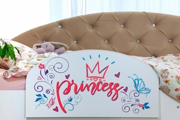 Детская кровать Эльза с бортиком, Фиолетовый (латы) в Тюмени - предосмотр 2