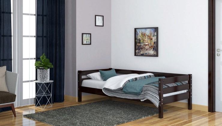 Кроватка Глория (Орех Тёмный) в Заводоуковске - изображение 1
