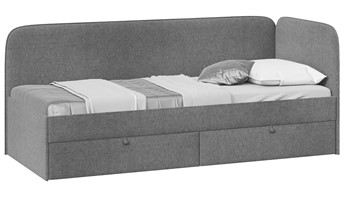 Кровать в детскую Молли тип 1 (80), Микровелюр Scandi Graphite 22 в Тюмени - предосмотр