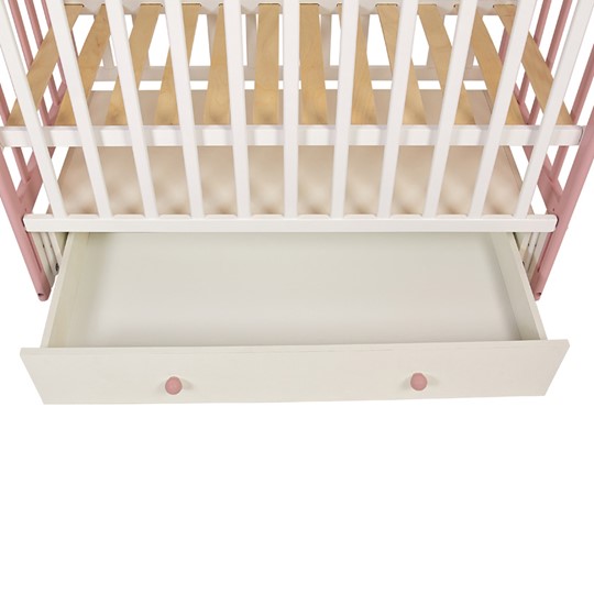 Детская кровать Polini kids Simple 328, белый-розовый в Заводоуковске - изображение 7