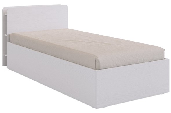 Кроватка с основанием Юниор 90х200 (белое дерево) в Тюмени - изображение