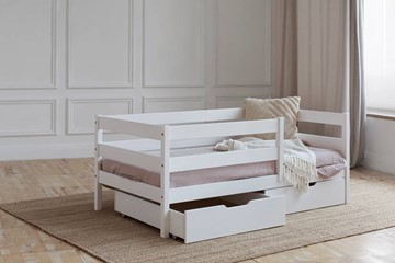 Детская кровать Софа с ящиками, цвет белый в Заводоуковске - предосмотр 1
