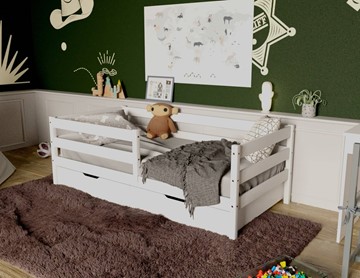 Детская кровать Софа с ящиками, цвет белый в Заводоуковске - предосмотр 3