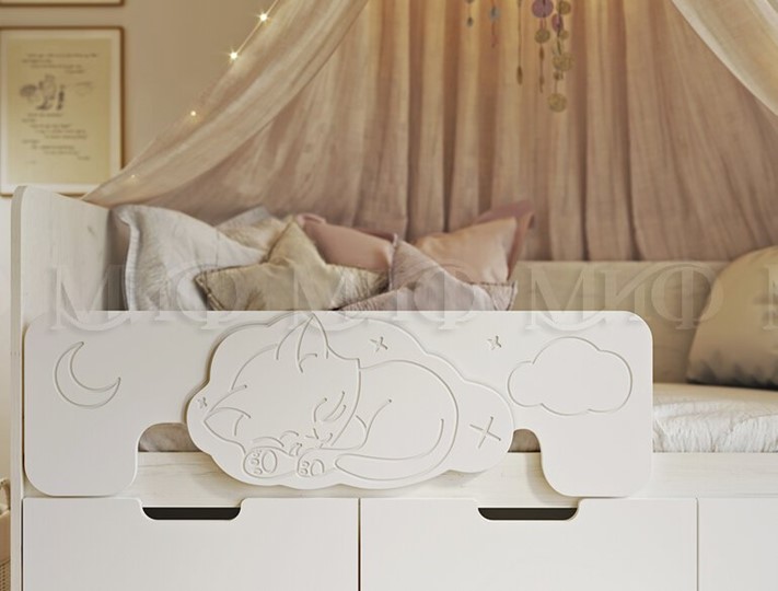 Детская кровать Юниор-4, Шарли белый 1,6 в Заводоуковске - изображение 3